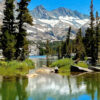 Blue Lake Oil Painting